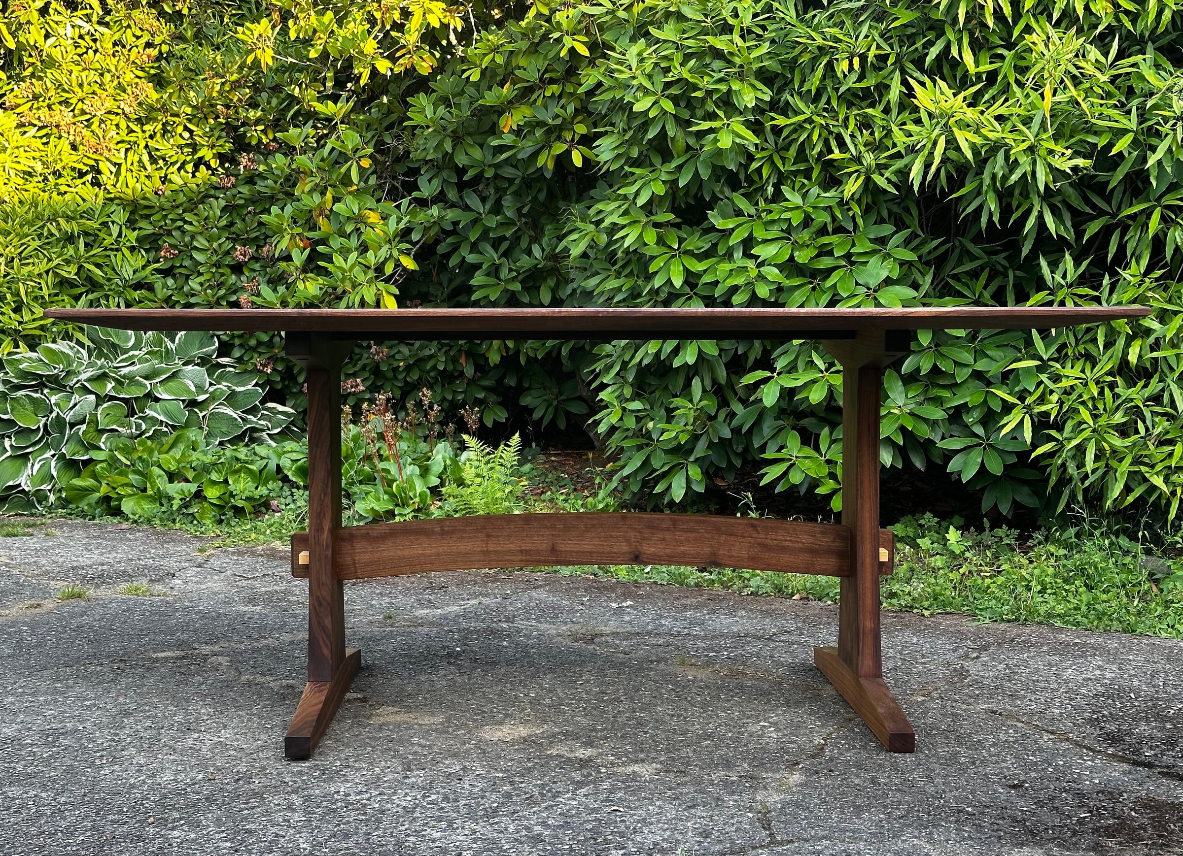 boku no table 【walnut】 Walnut Wood River Epoxy Table - Kazanahome
